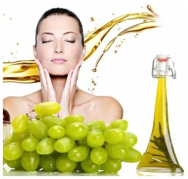 Масло виноградных косточек для лица и волос: польза, применение