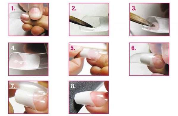 О наращивании ногтей гелем в домашних условиях для начинающих пошагово