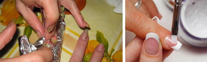 Как можно снять нарощенные акриловые или гелевые ногти в домашних условиях? детальные инструкции с видео