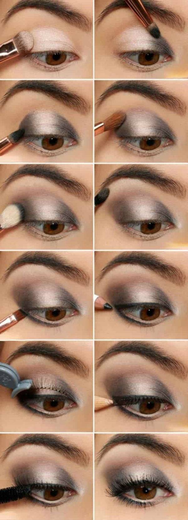 Как сделать макияж смоки айс (smoky eyes) — пошаговое выполнение с фото и видео