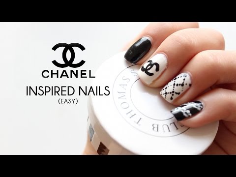 30 фото дизайн ногтей с символикой бренда шанель chanel
