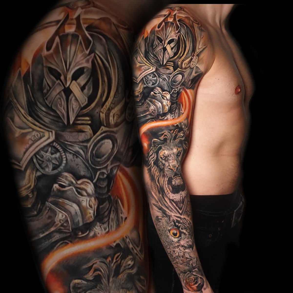 Tattoo • тату феникс: популярные стили и композиции