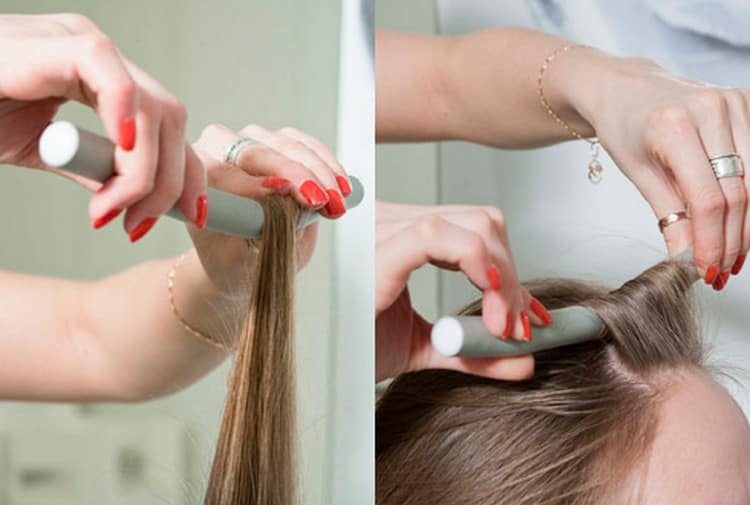 Как расчесывают волосы после снятия бигуди