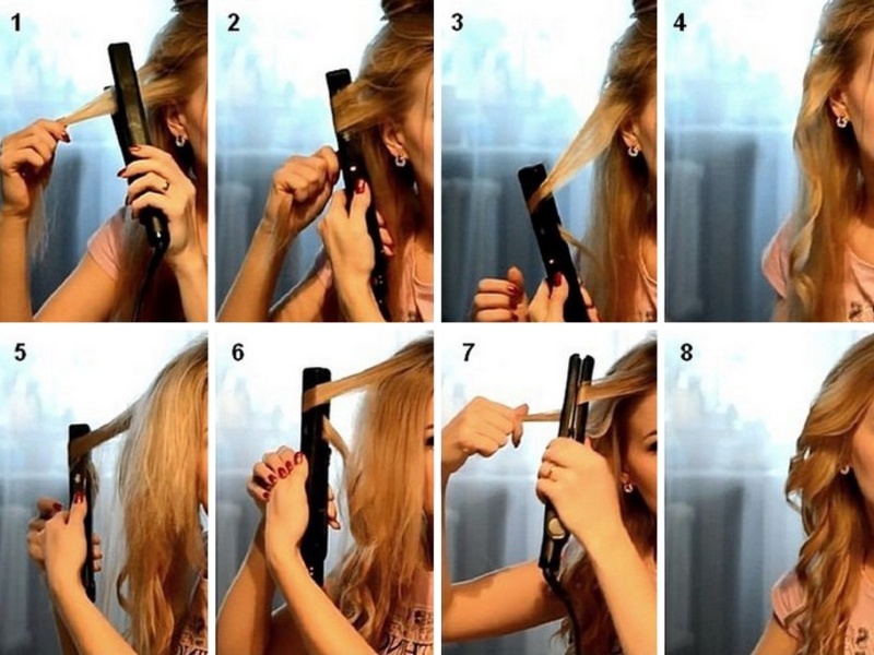 Локоны на средние волосы утюжком в домашних условиях: как сделать красивые волны и накрутить пряди выпрямителем (пошаговое фото)?