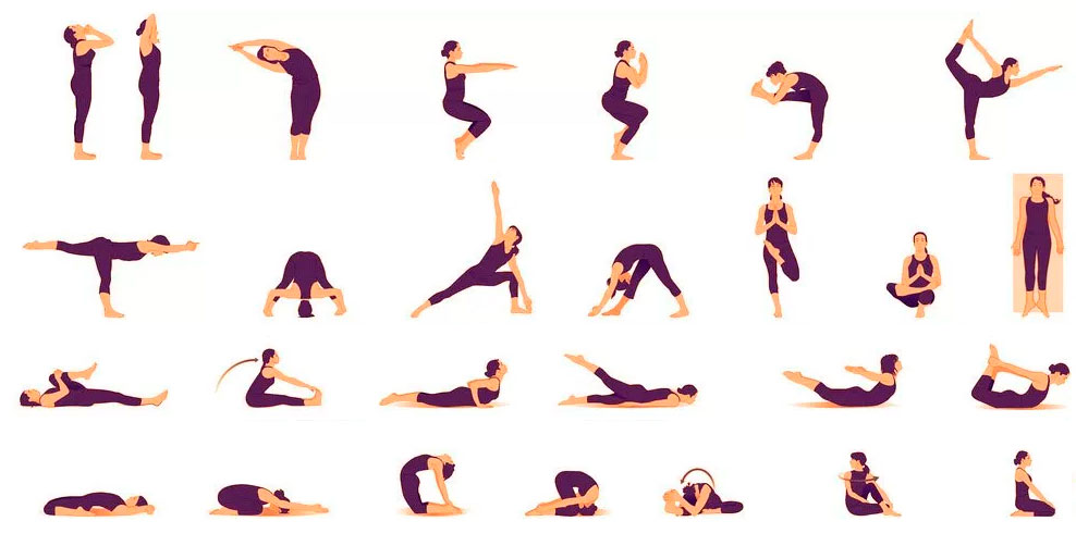 Топ-30 асан для начинающих: подборка упражнений из йоги