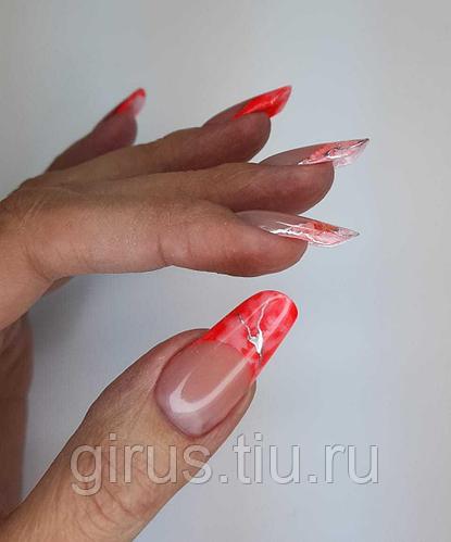 Арочное наращивание ногтей акрилом • журнал nails