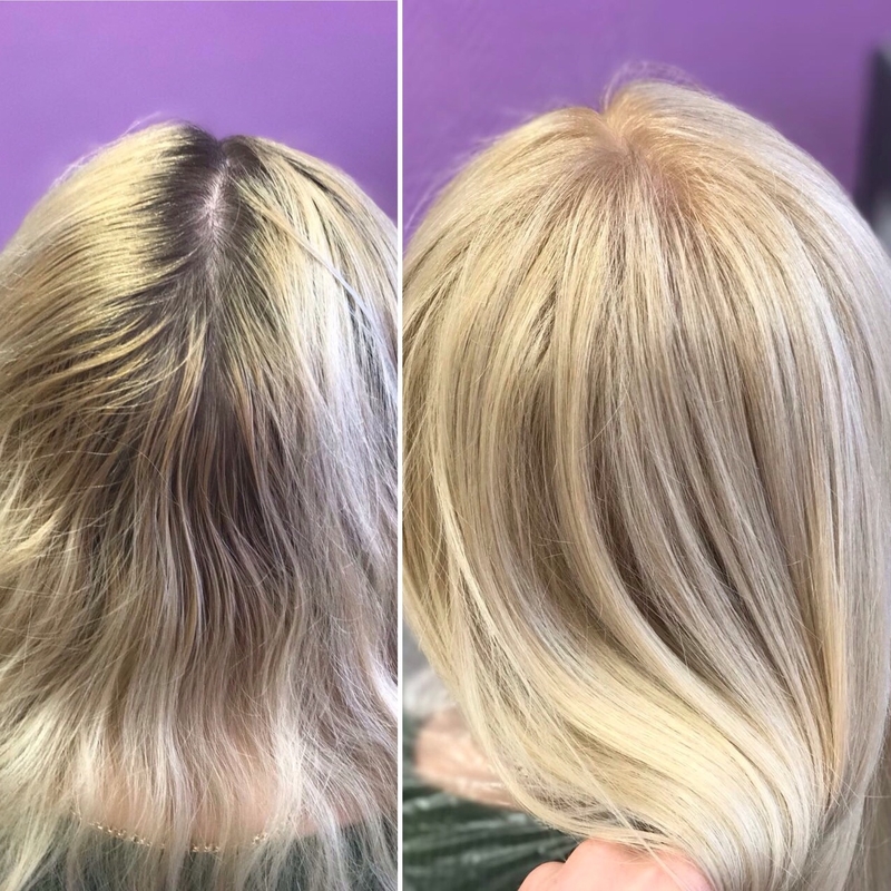 Как тонировать волосы после осветления в технике балаяж