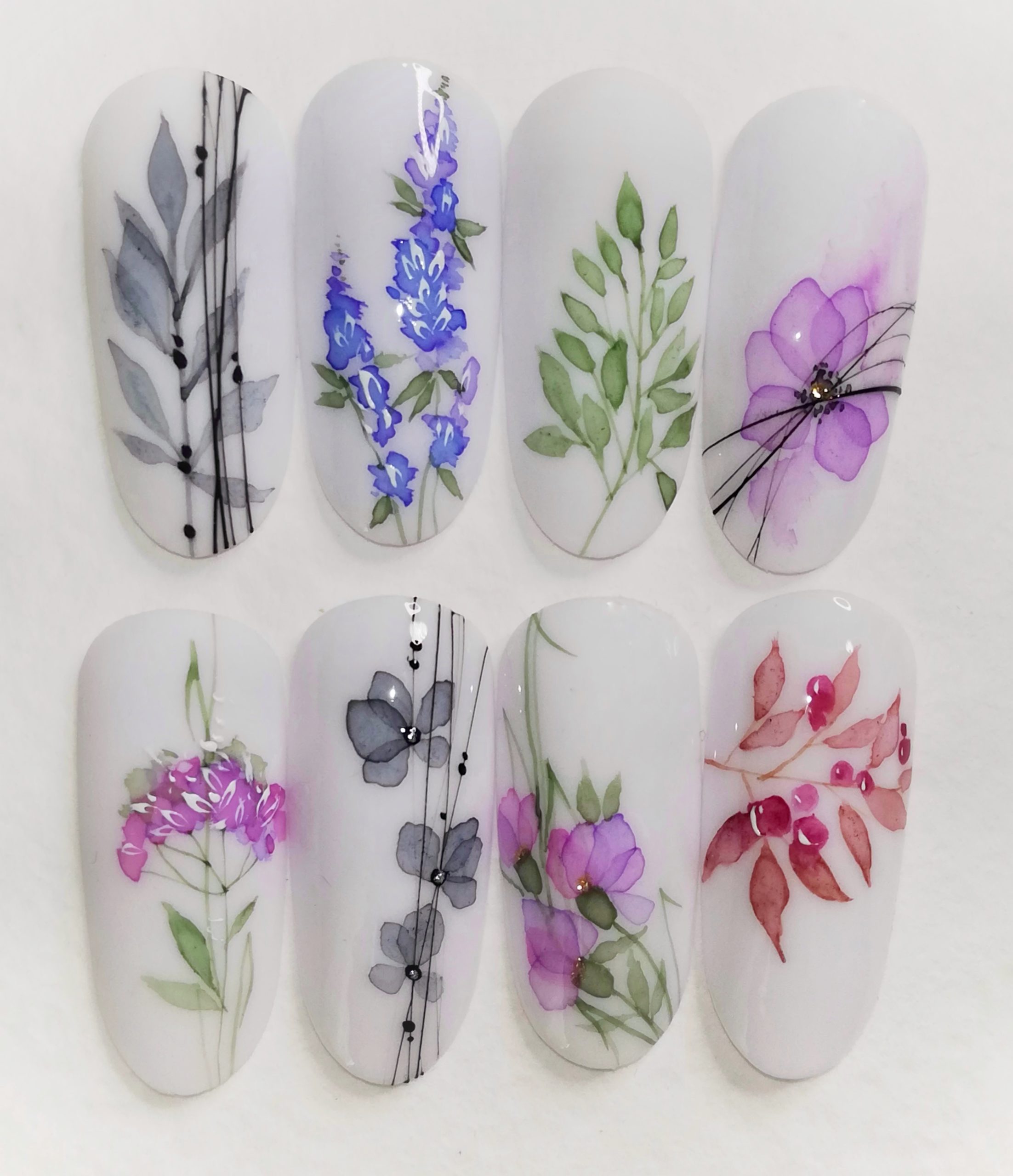Роспись на ногтях: материалы, пошаговые инструкции, идеи дизайнов • журнал nails