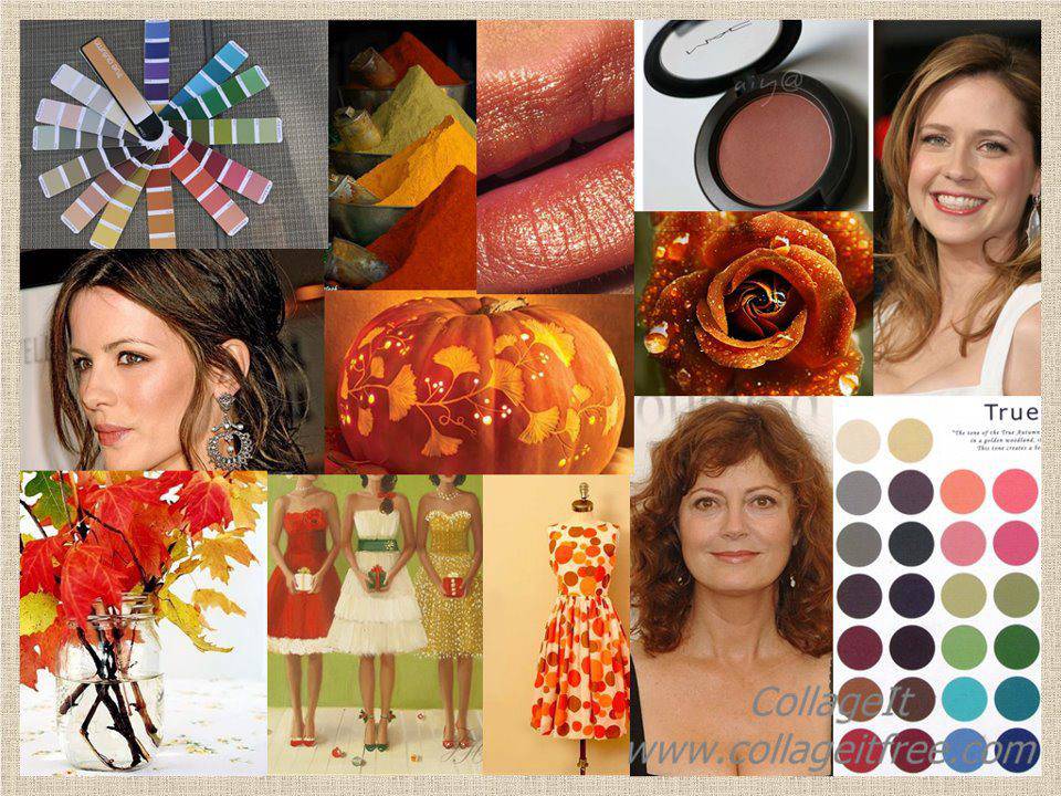 Цветотип осень - какие цвета подходят, примеры с фото