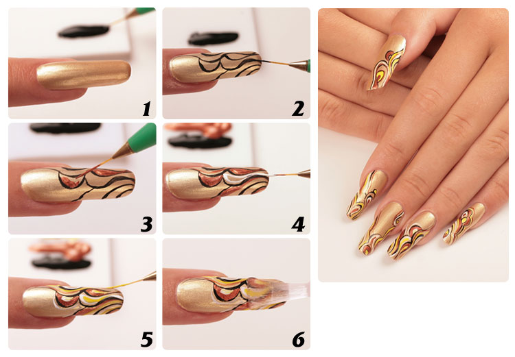 Рисунки на ногтях гель-лаком: свежие фото и инструкции для начинающих