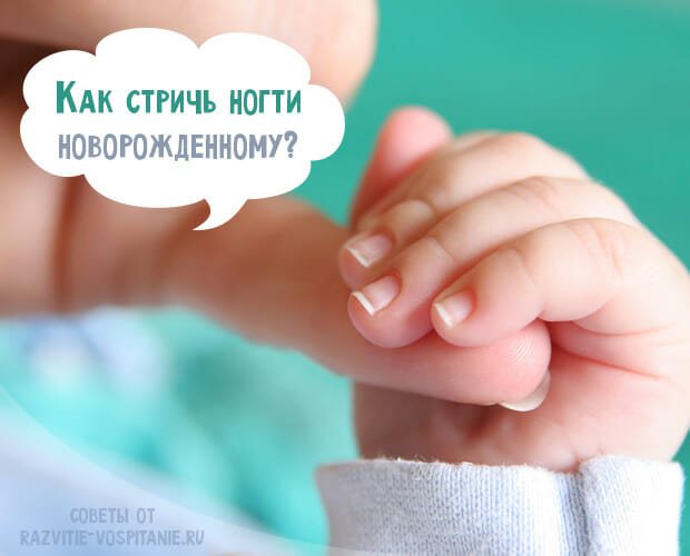 Как правильно стричь ногти новорождённому: рекомендации