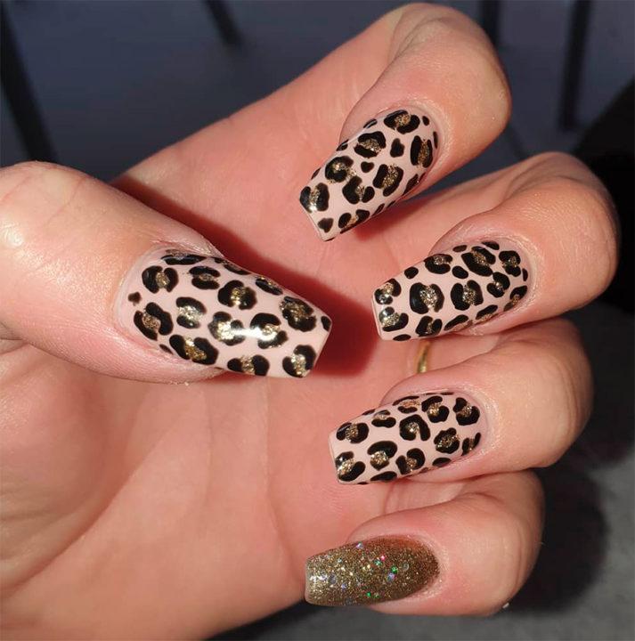 Леопардовый маникюр: как сделать дизайн ногтей под леопард, рисуем принт самостоятельно