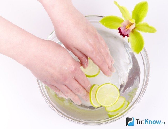 Ванночки для ногтей в домашних условиях с солью, содой, лимоном (фото, видео) | mastermanikura