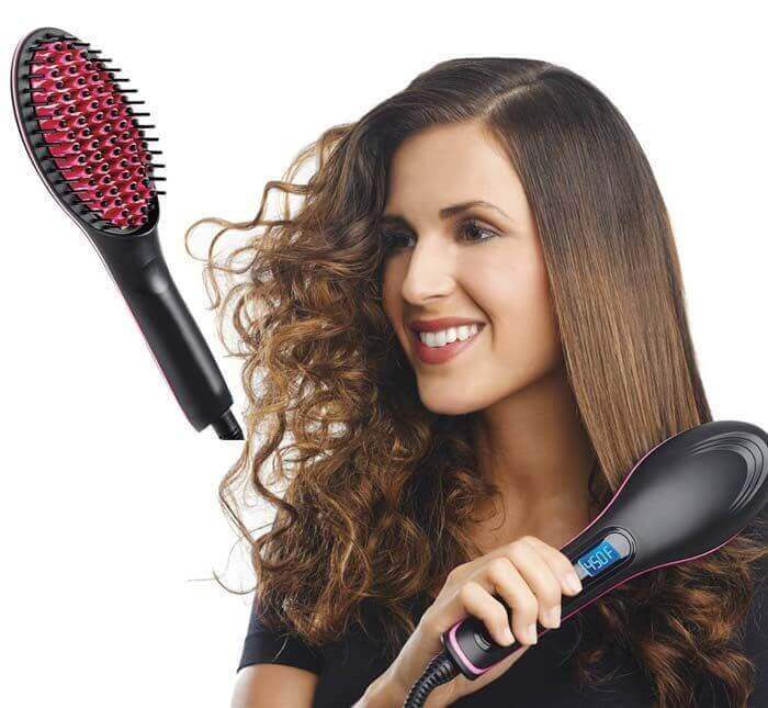 Расческа-выпрямитель fast hair straightener: описание и принцип работы, в чем преимущества, как пользоваться
