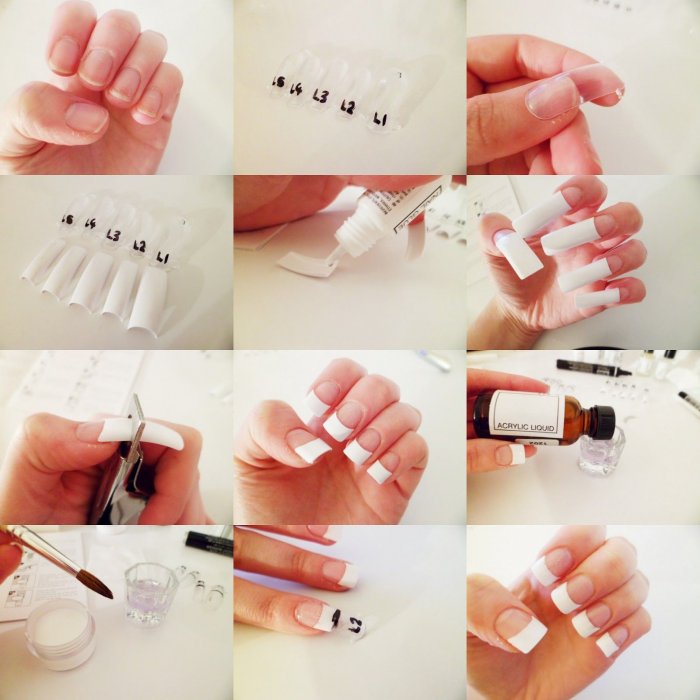 Как сделать накладные ногти в домашних условиях
