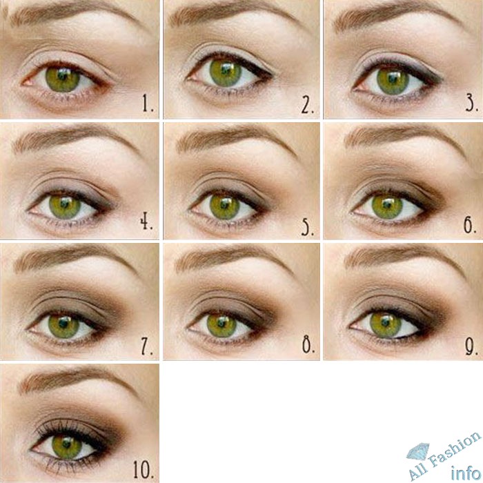 Макияж для зеленых глаз: пошаговые уроки (60 фото)