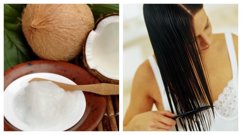 Кокосовое масло для волос: обзор отзывов о применении, примеры масок в домашних условиях, как правильно наносить, как использовать для бровей и ресниц
