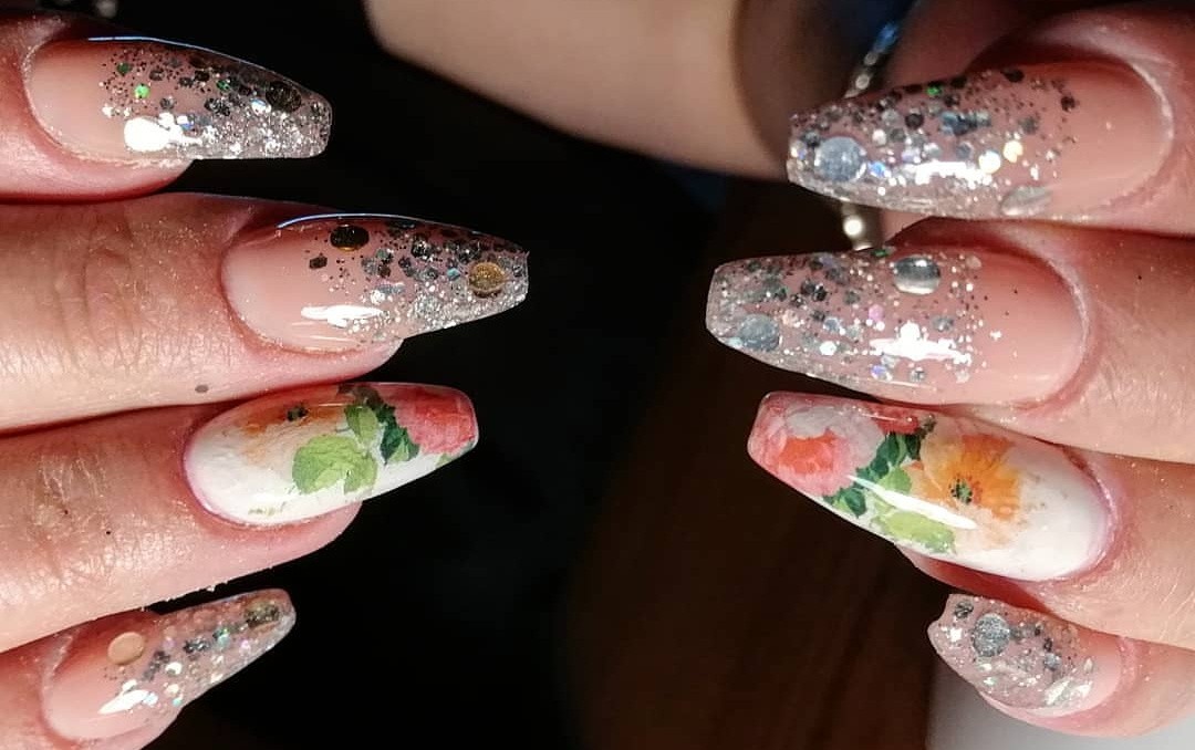 Аквариумный маникюр – дизайн ногтей в аквариумном стиле пошагово с фото