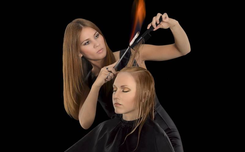 Лечение волос огнем — описание технологии