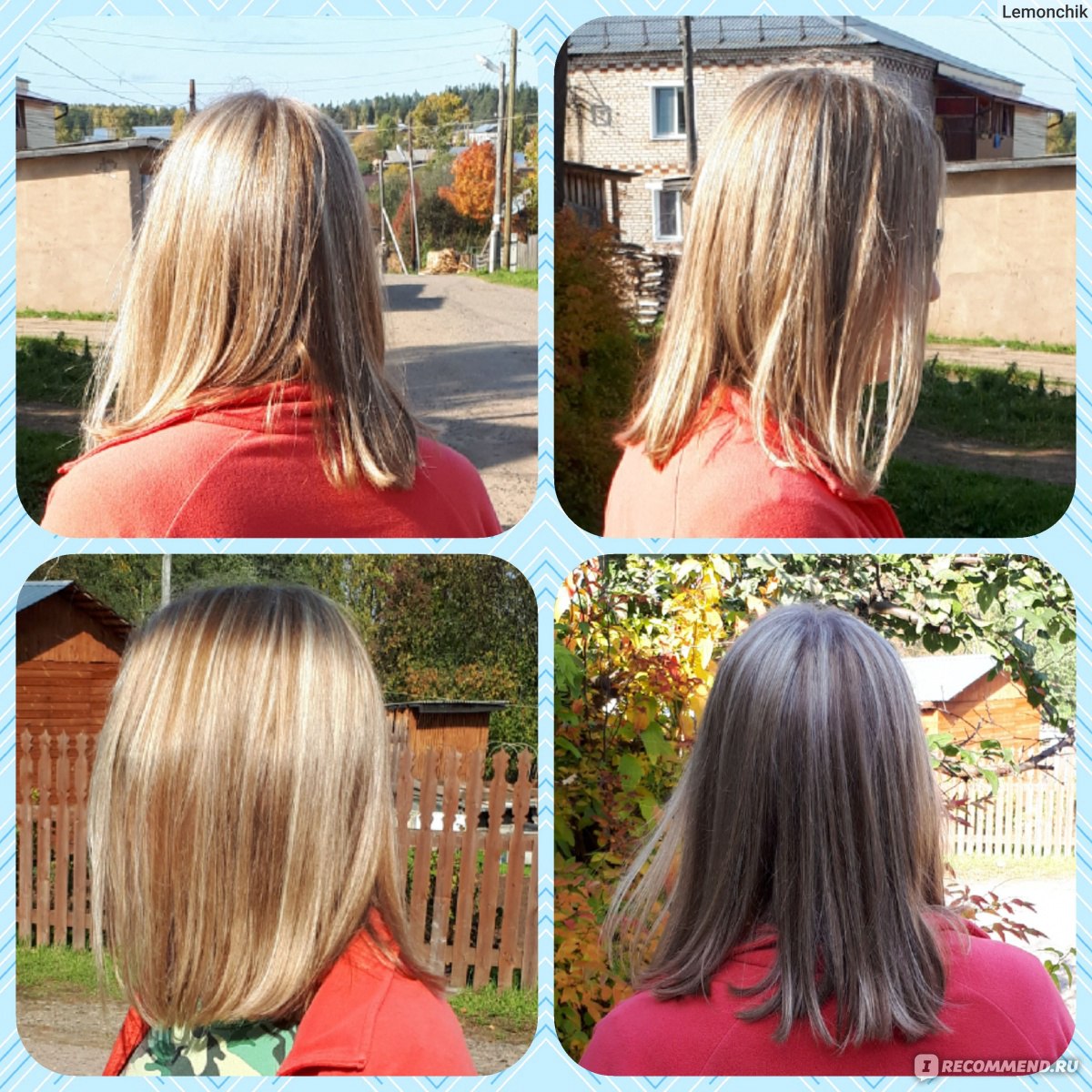 Тонировка на русые волосы до и после фото