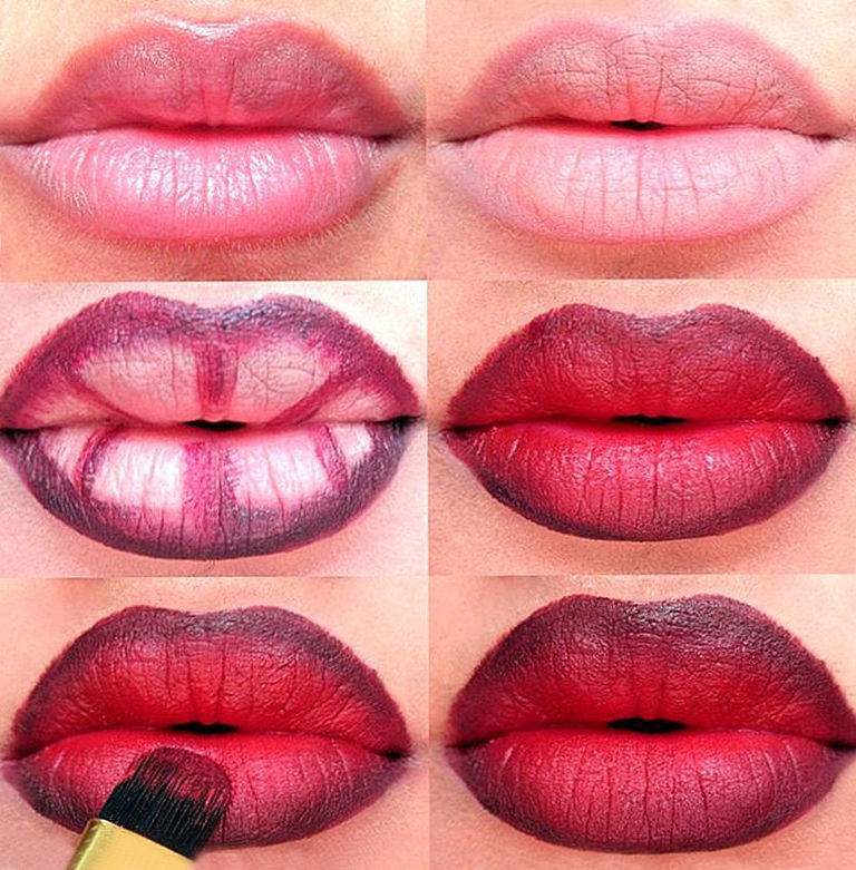 Техника макияжа губ, как правильно красить губы, варианты мейкапа