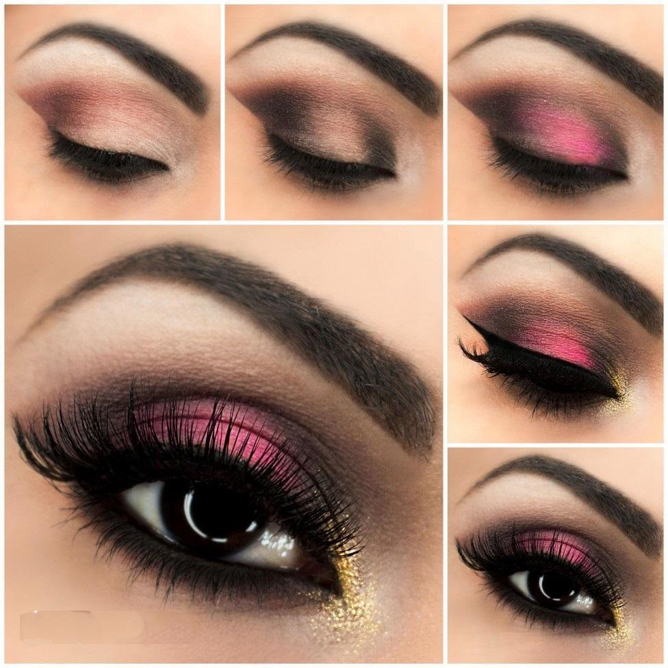 Smoky Eyes макияж пошагово для карих глаз