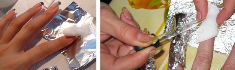 Как снять нарощенные ногти в домашних условиях: мастер-класс фото