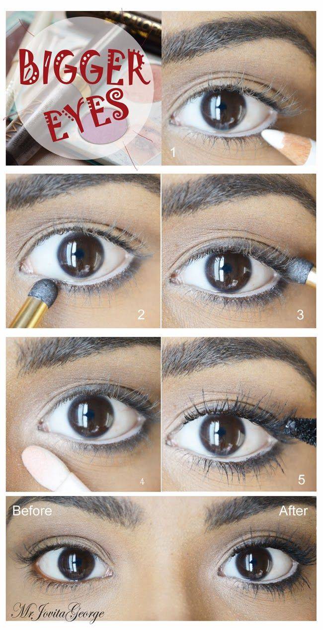Советы профессионалов по увеличению глаз при помощи макияжа