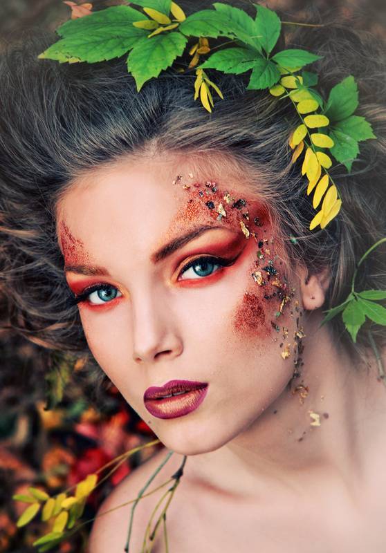 Осенний макияж: особенности, идеи, техника нанесения