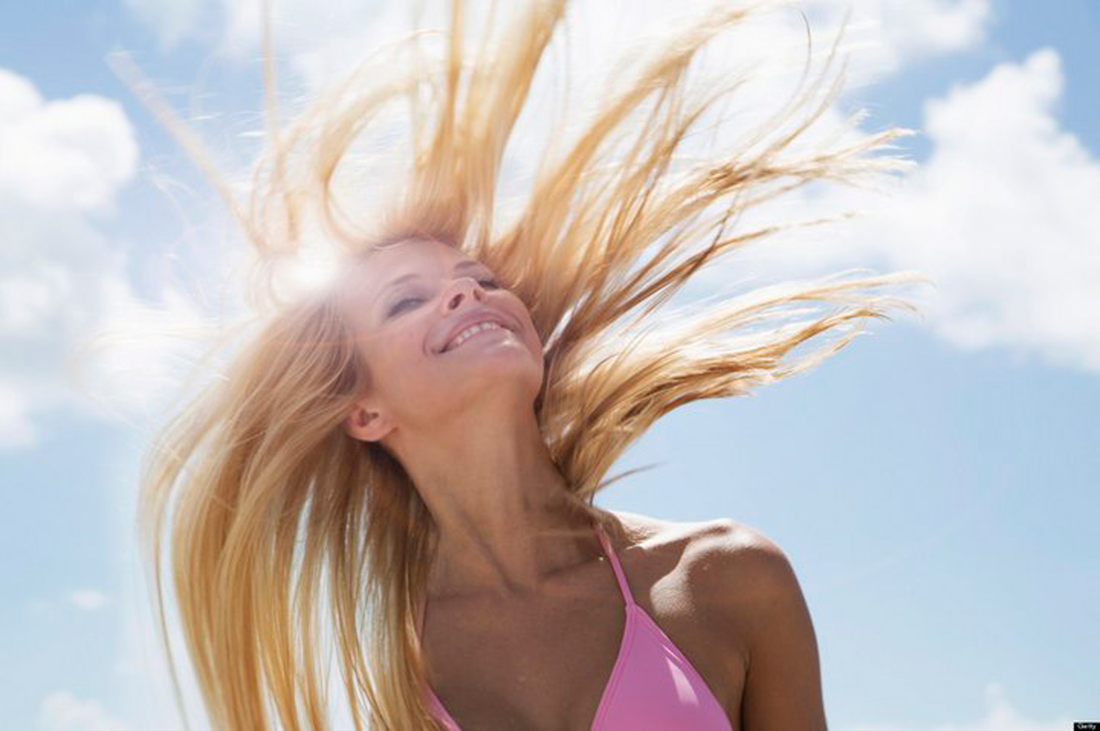 Защита волос от солнца и соленой воды