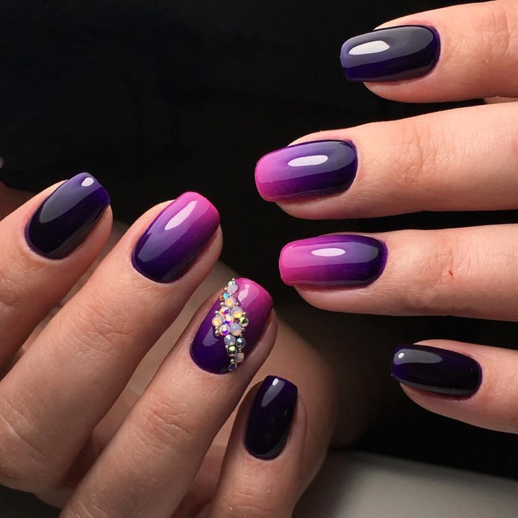 Фиолетовый маникюр: 105 фото актуального дизайна и простых вариантов стильного украшения ногтей оттенками фиолетового цвета