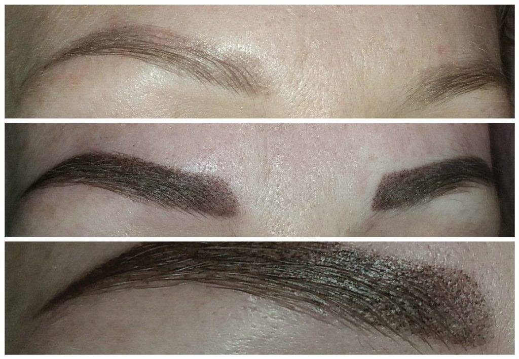 Перманентный макияж бровей: фото до и после, сколько держиться