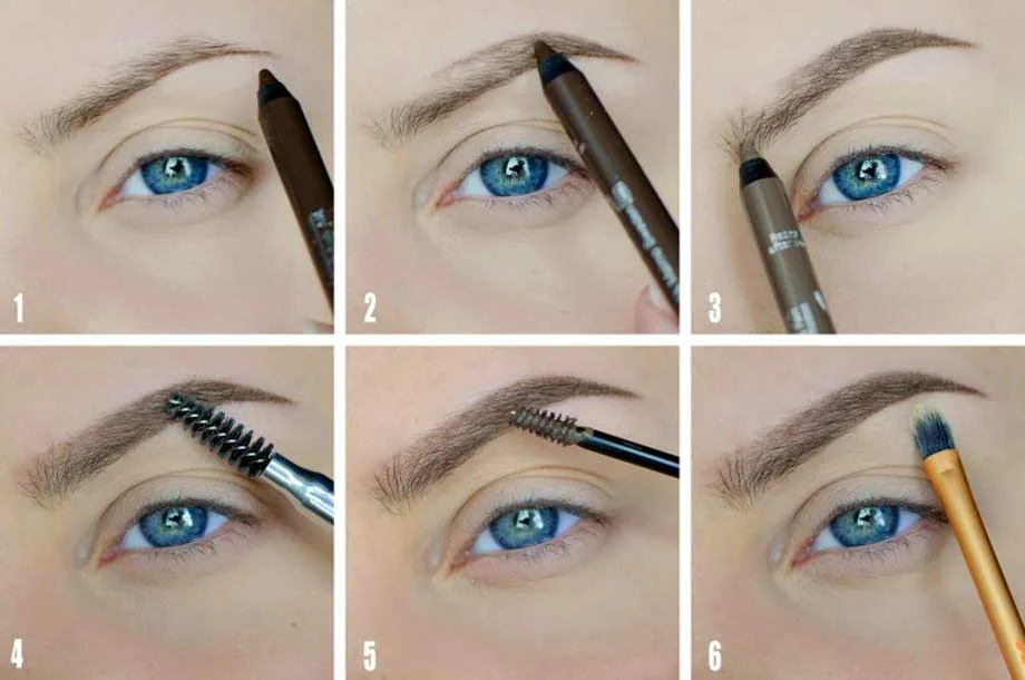 Как рисовать брови карандашом (39 фото): инструкция как научиться подрисовывать поэтапно на лице, видео и фото