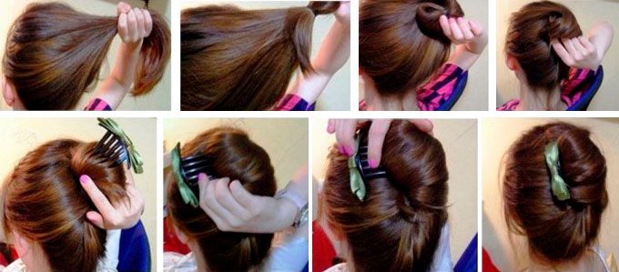 Прическа ракушка на длинные, средние и короткие волосы — пошаговая инструкция. как сделать прическу ракушка — вечернюю, свадебную, французскую, двойную, детскую: схема