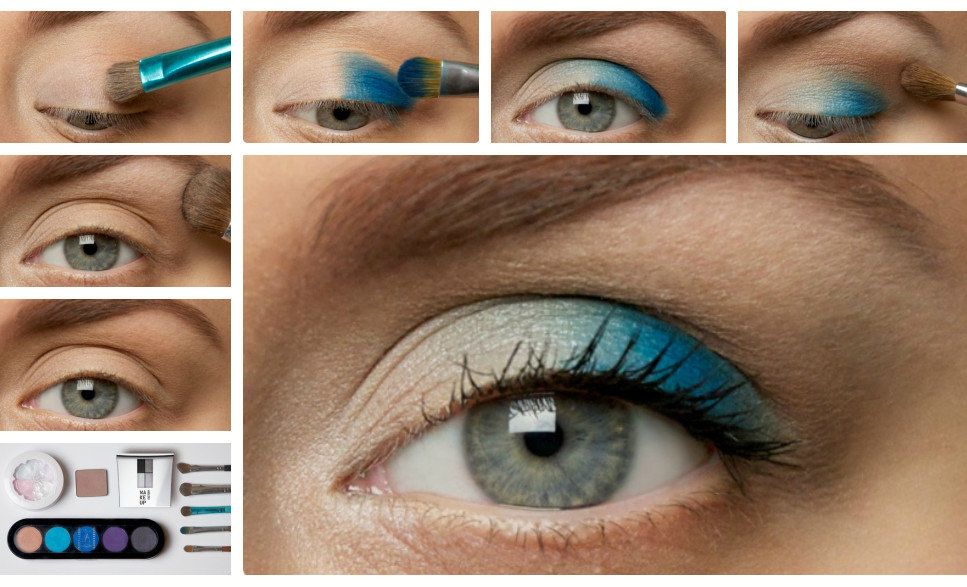 Нюдовый макияж для карих глаз: цвета и оттенки