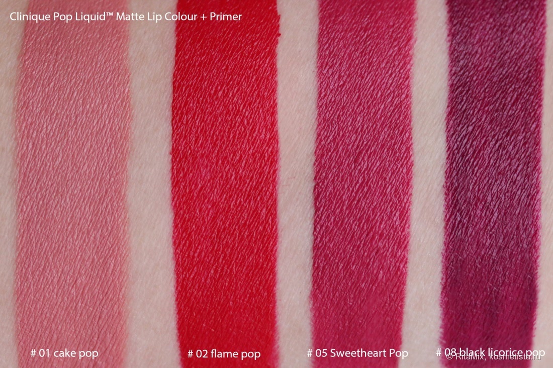 Обзор на clinique pop liquid matte lip colour + primer