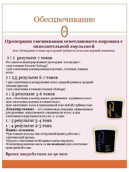 Окислители для краски для волос: выбор и пропорции