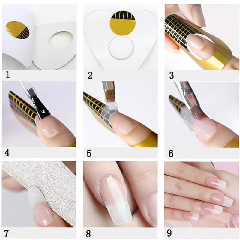 Как делать коррекцию нарощенных ногтей
