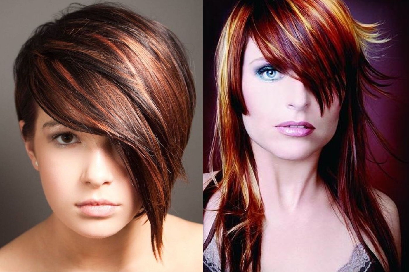 Окрашивание волос в два цвета: техники и преимущества