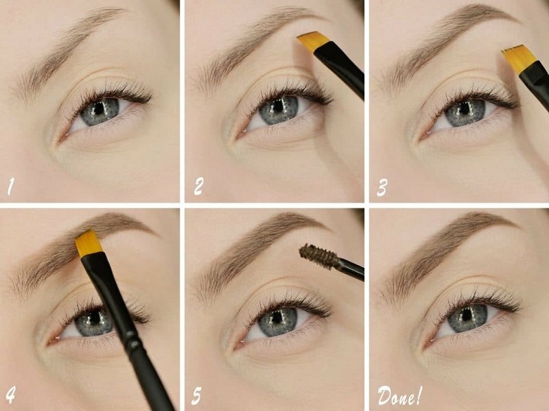 Как красить брови карандашом дома: пошаговая инструкция+видео