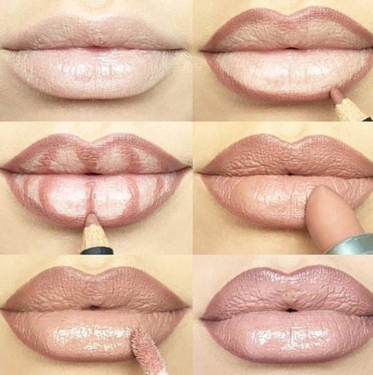 Как визуально увеличить губы. пошаговый макияж