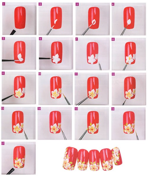 Простые рисунки на ногтях: маникюр дома + 100 фото (2018)