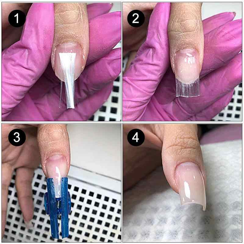 Этапы наращивания ногтей гелем в домашних условиях