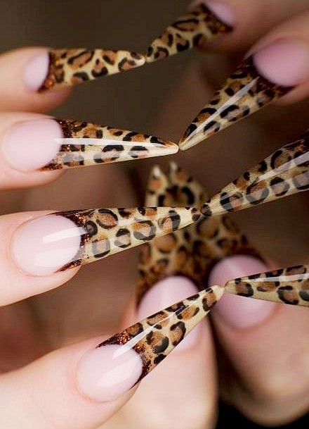 Маникюр с леопардом: 100 фото стильных новинок и трендов