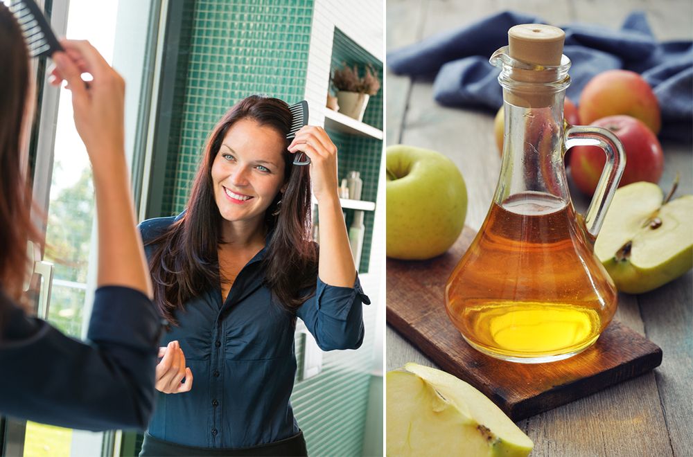 Как осветлить волосы в домашних условиях яблочным уксусом