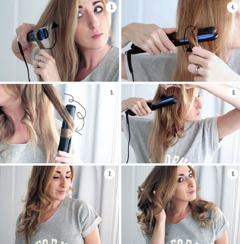 Как легко сделать локоны самой себе утюжком для волос