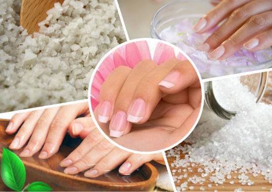 Соль для ногтей: волшебные рецепты