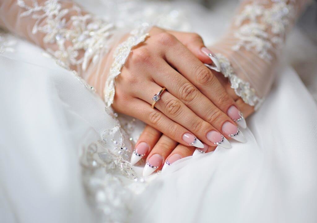 Свадебный маникюр 2020. идеи для невесты (+100 фото)