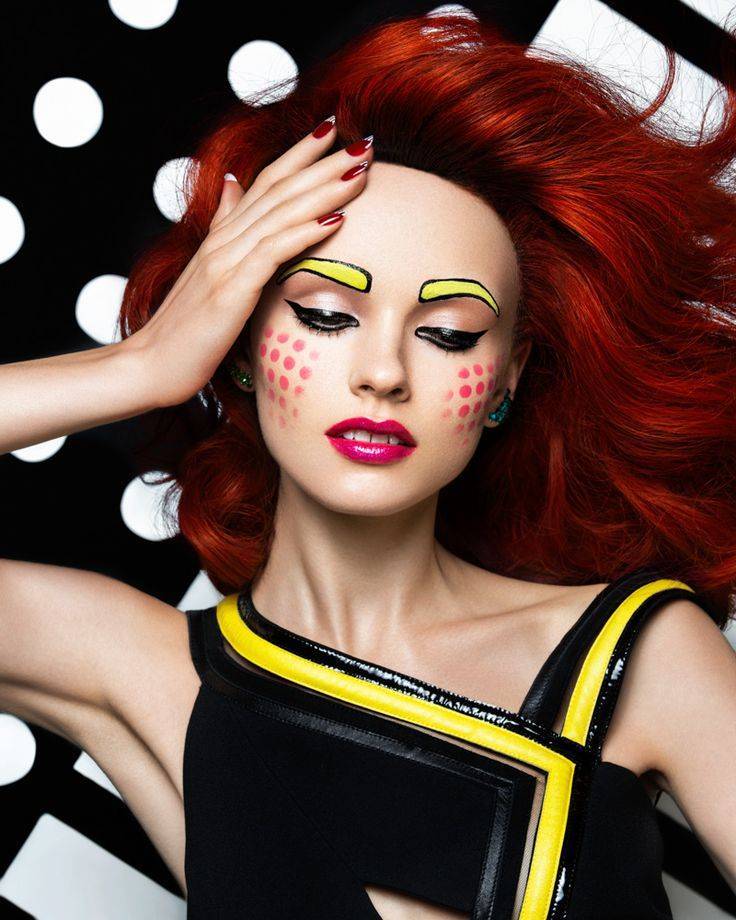 Как сделать макияж в стиле поп-арт пошагово
