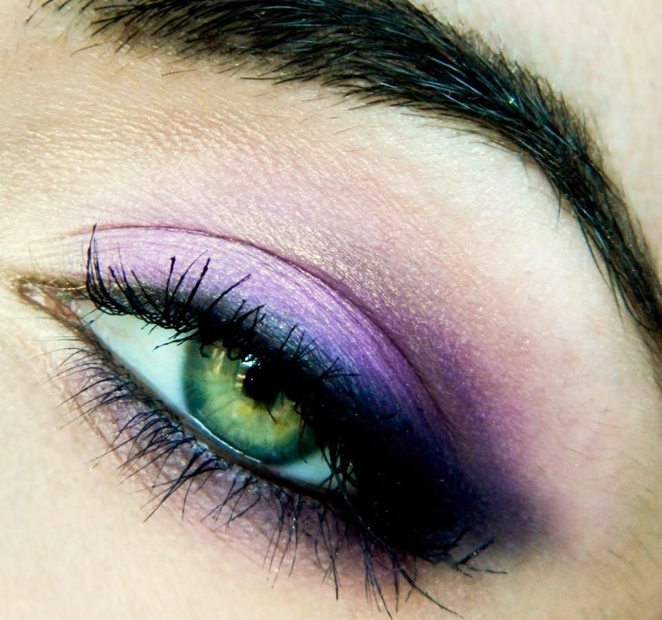 Фиолетовый макияж, вариации и пошаговые техники нанесения